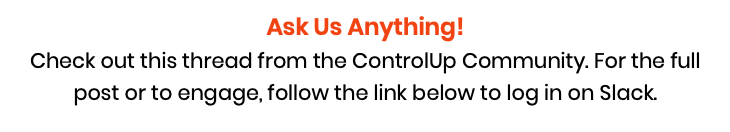 Read, comment, ask inside the ControlUp Community on Slack