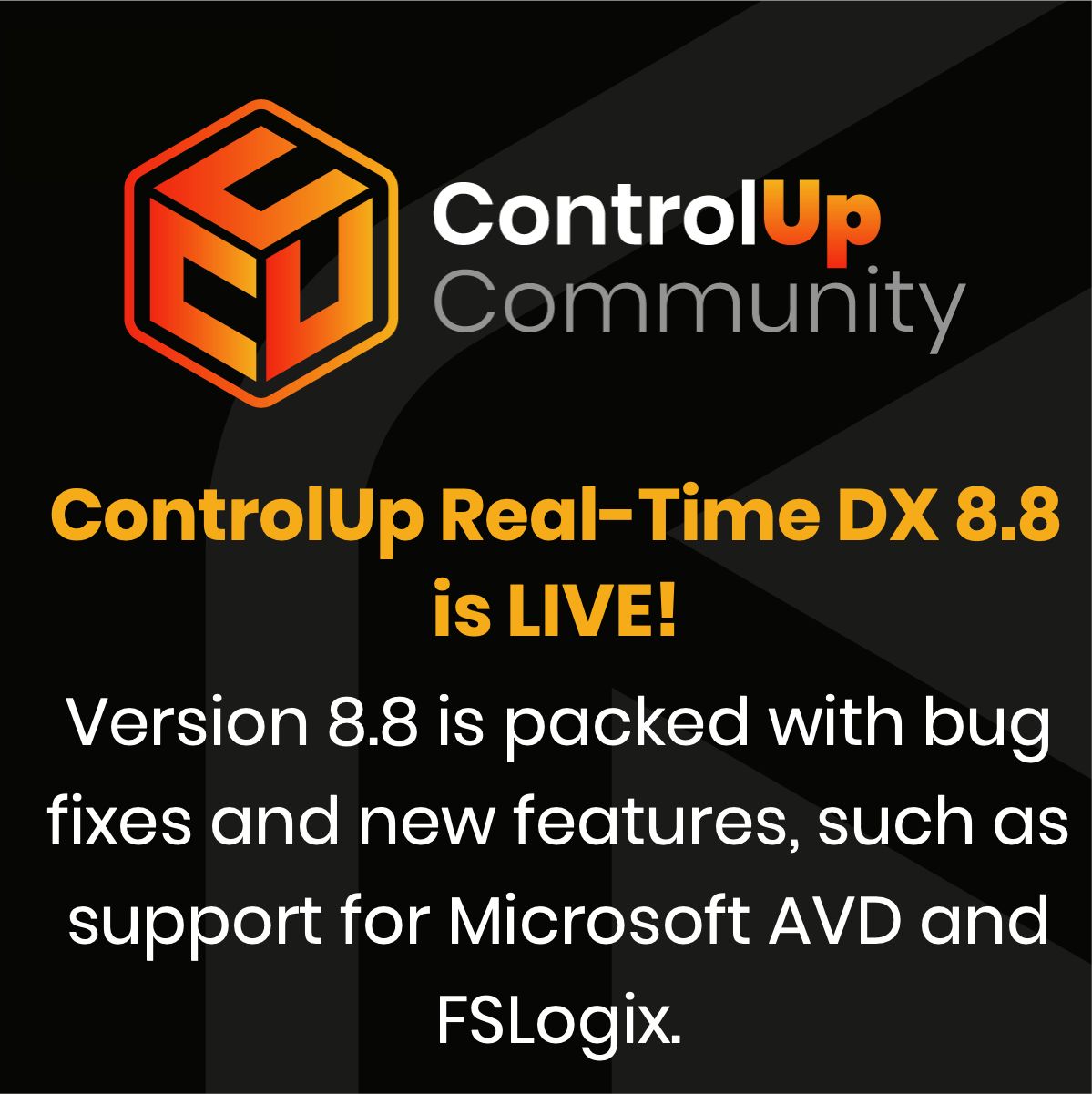 ControlUp Real-Time DX 8.8 (Hybrid Cloud) is Now GA | ControlUp Community