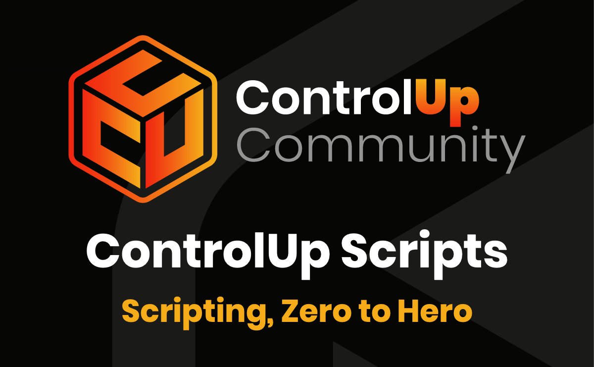 ControlUp Scripts - Scripting, Zero to Hero